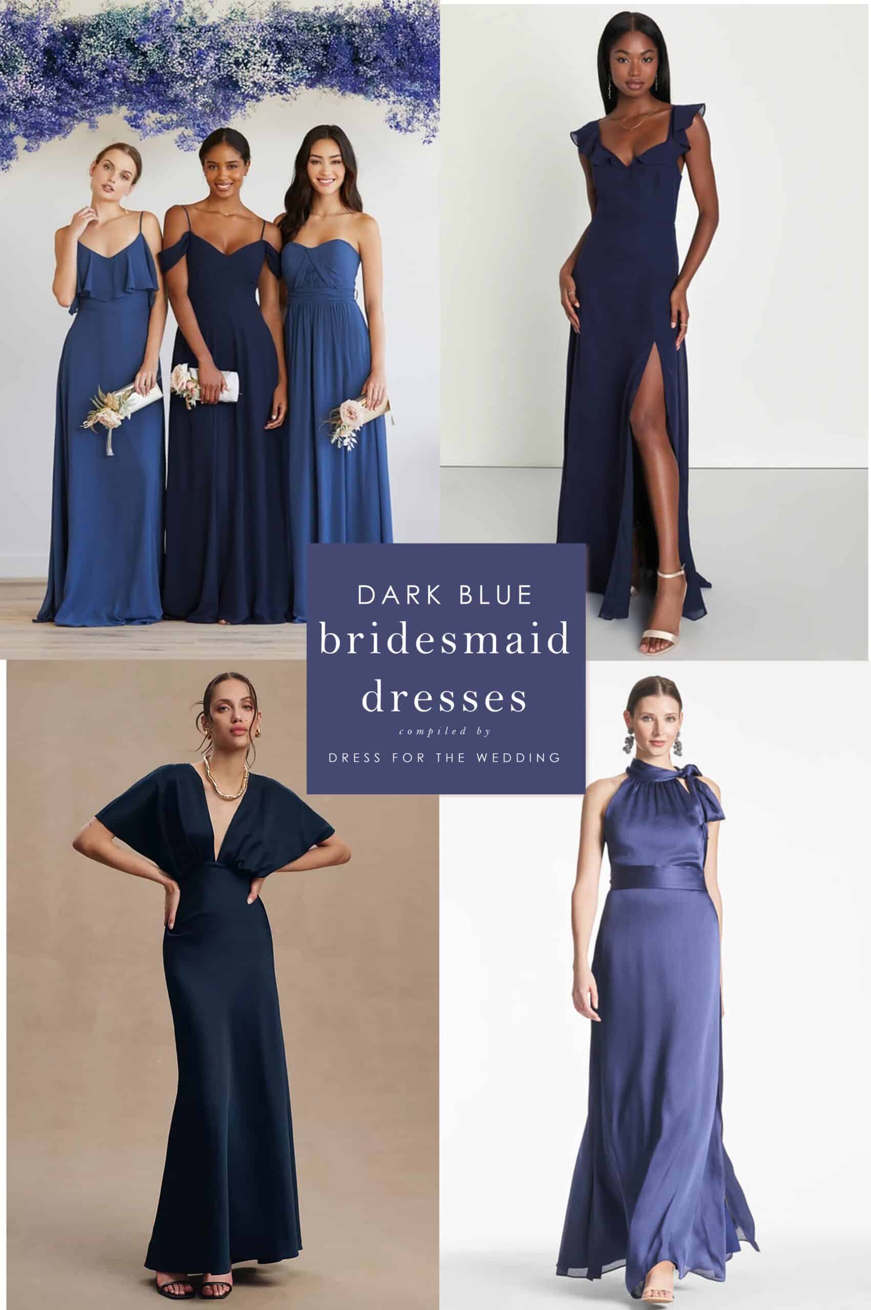 dark blue dresses