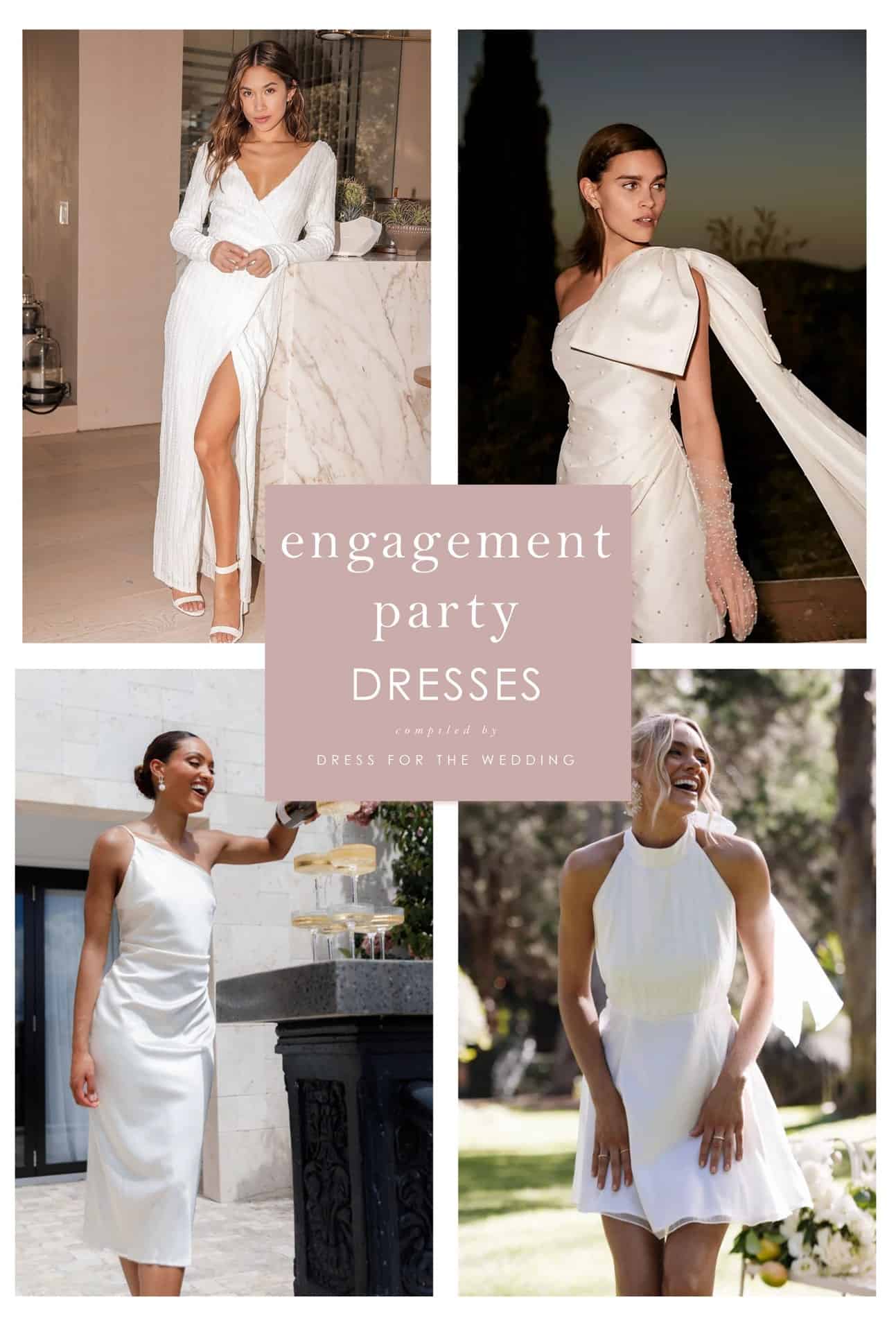 The Latest and Newest Engagement Dresses for Women