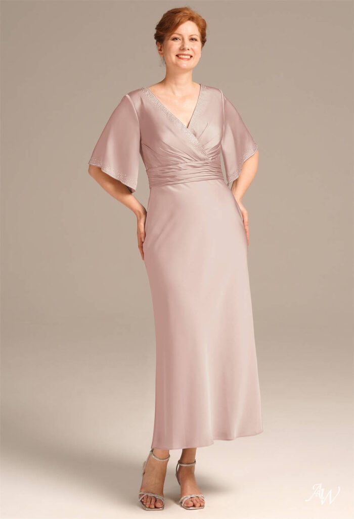 Blush pink mother of the bride dress under 100