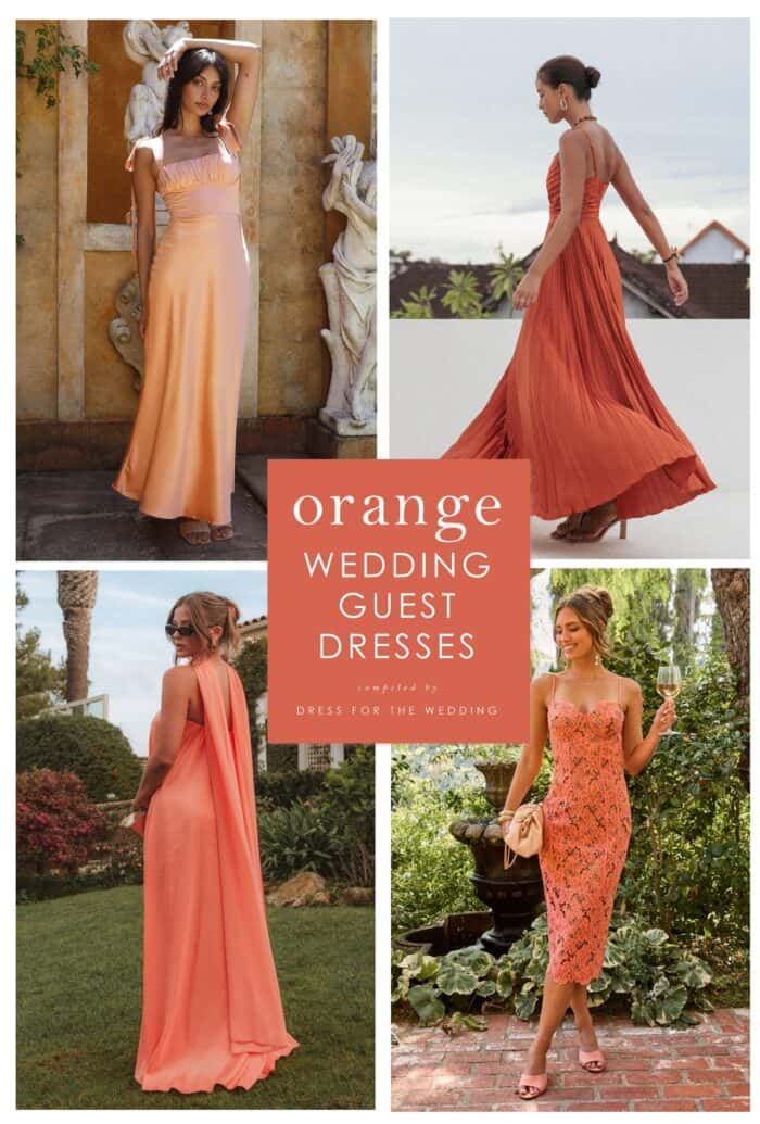 Coral, Peach and Orange Dresses for Weddings - Dress for the Wedding