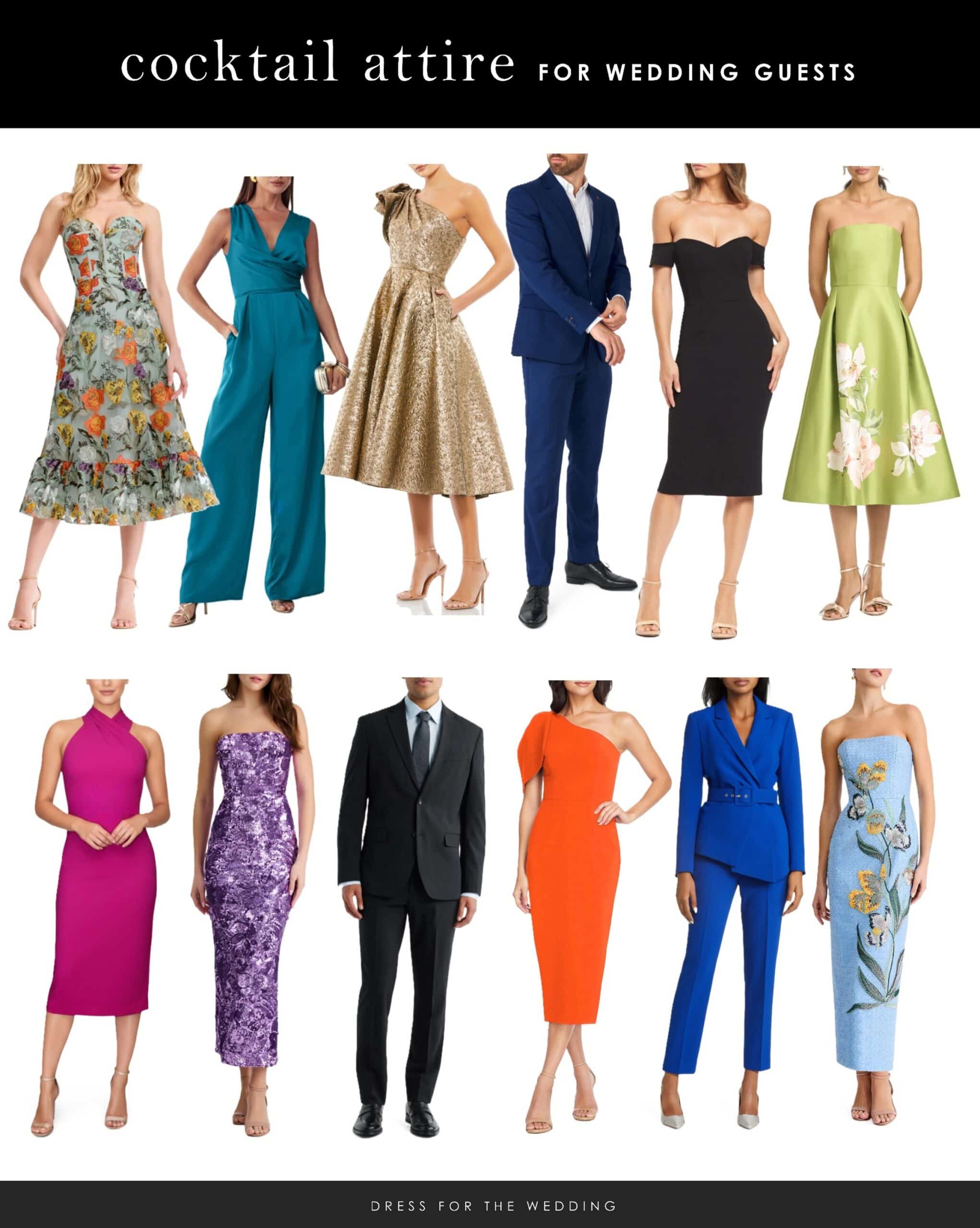 what is considered a cocktail dress What is a Cocktail Attire Dress Code for a Wedding?